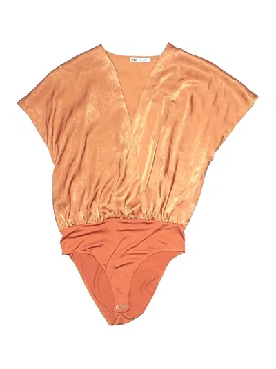 Pre-owned Zara Kimono In Orange