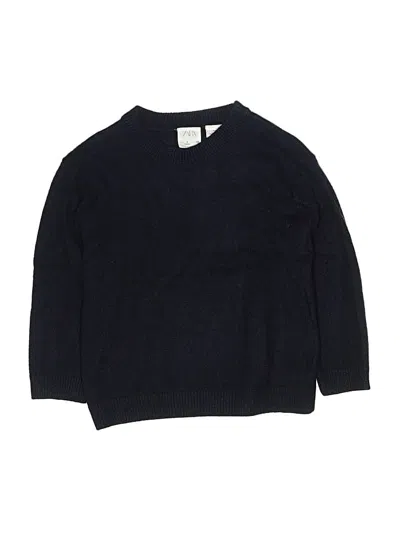 Pre-owned Zara Kids' Pullover Sweater In Blue