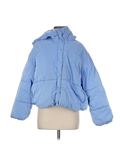 Pre-owned Zara Snow Jacket In Blue