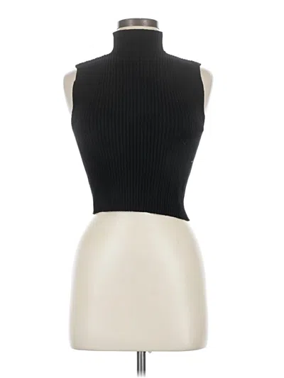 Pre-owned Zara Sweater Vest In Black