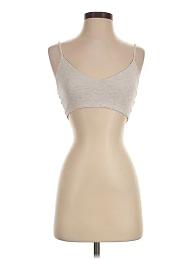 Pre-owned Zara Tank Top Tan Strapless Neckline Tops