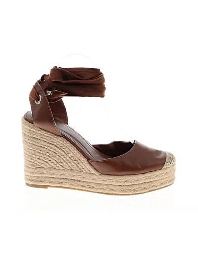 Pre-owned Zara Wedges In Brown