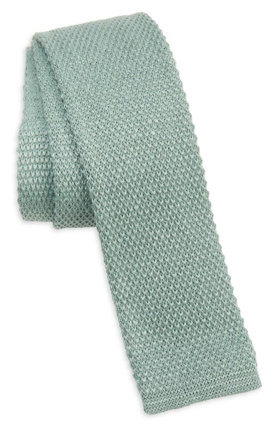 Zegna Ties Oasi Linen Knit Tie In Green