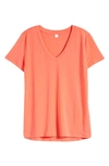 Zella Breathe Active Tee In Red Cayenne