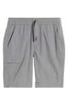 Zella Kids' Hybrid Golf Shorts In Grey Shade