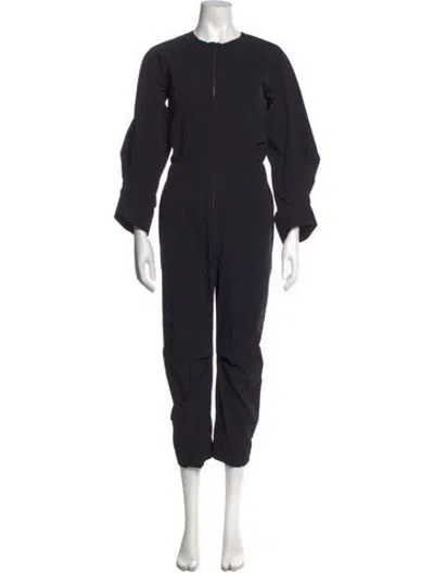 Pre-owned Zero + Maria Cornejo Crew Neck Jumpsuit W/ Tags In Black