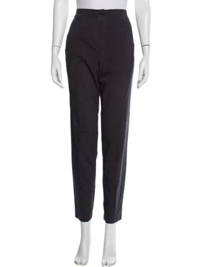 Pre-owned Zero + Maria Cornejo Wool Straight Leg Pants In Black