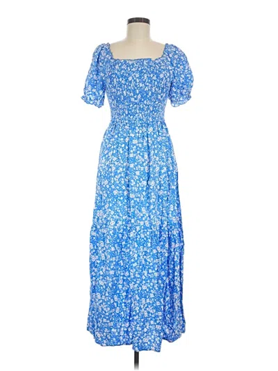 Pre-owned Zesica Casual Dress In Blue