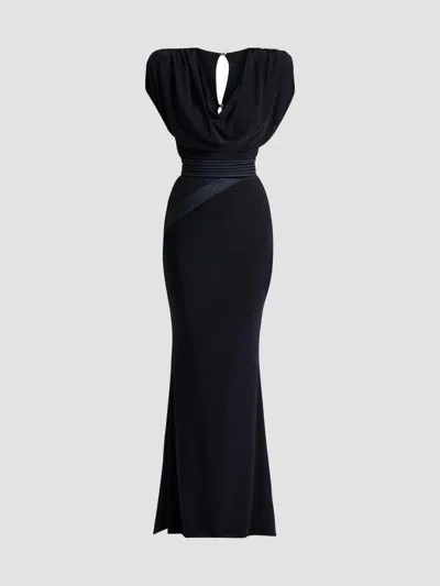 Zhivago Women's Ilium Stretch-jersey Body-con Gown In Black