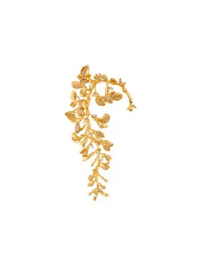 Pre-owned Zimmermann Crystal Ear Cuff In Multicolor