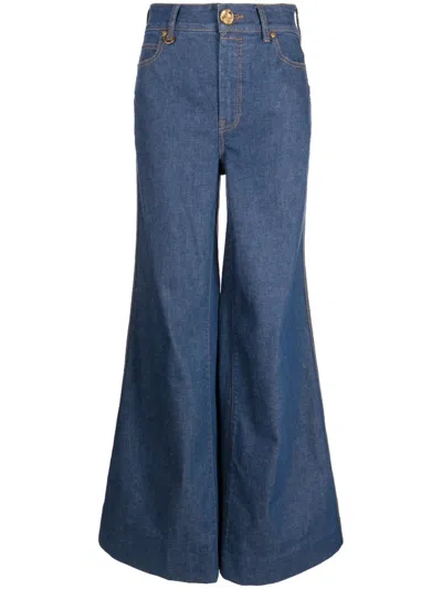 Zimmermann Matchmaker Palazzo Jeans In Blue