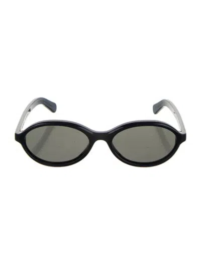 Pre-owned Zimmermann Oversize Tinted Sunglasses In Blue