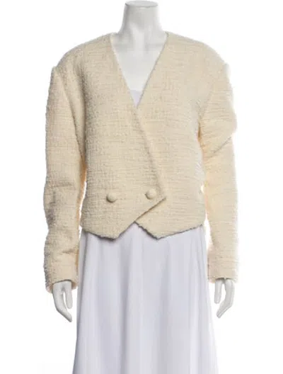 Pre-owned Zimmermann Wool Jacket In Neutrals