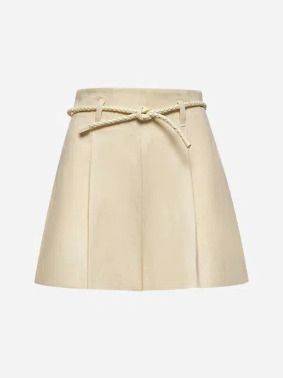 Zimmermann Yellow Linen Illuminate Shorts