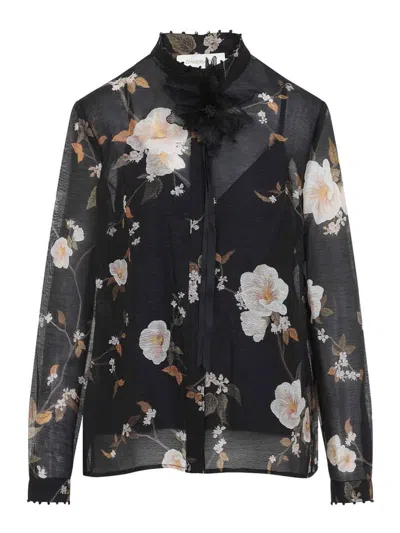 Zimmermann Zimmerman Ascent Embellished Body Shirt In Black
