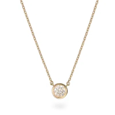 Zohreh Women's Diamond Solitaire  Necklace 9k Gold