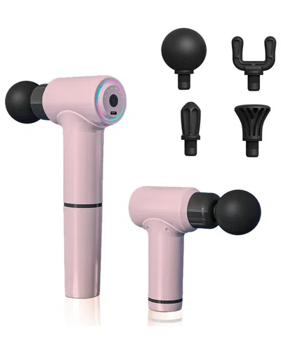 Ztech Massage Gun With Extendable Handle In Pink