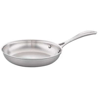 Zwilling 3 Ply 8-inch Stainless Steel Fry Pan In Silver In Gray
