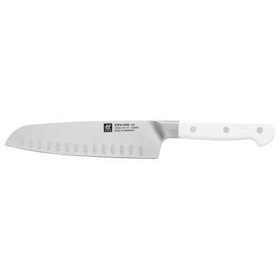 Zwilling Pro Le Blanc 7-inch Hollow Edge Santoku Knife In Multi