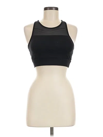 Pre-owned Zyia Active Sports Bra In Black