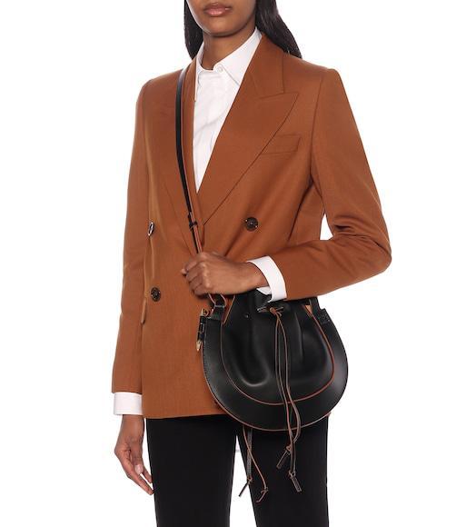 LOEWE Small Cubi Anagram Jacquard Canvas And Leather Shoulder Bag In Anthracite