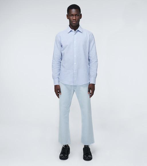 LANVIN Suede And Leather Cap-toe Sneakers In Black