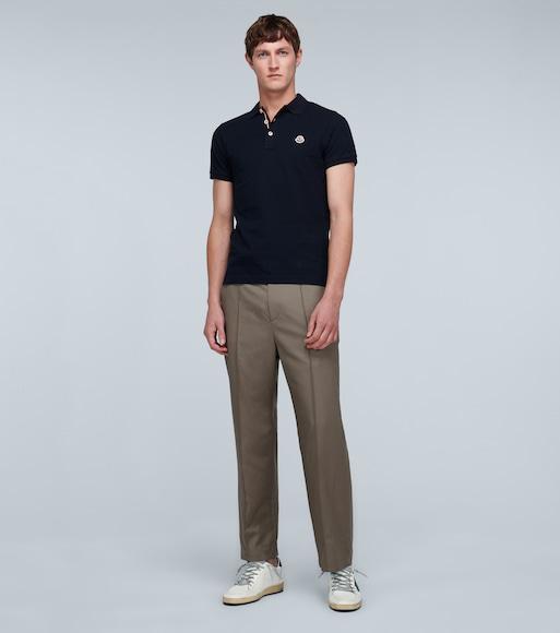 GOLDEN GOOSE Ballstar White Low Top Sneakers With Star Patch On The Side And Maxi Lettering On The Rear In Leathe