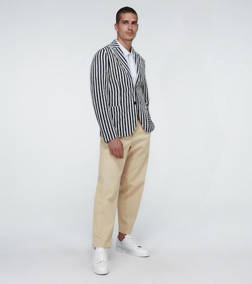 CHRISTIAN LOUBOUTIN Louboutin Sneakers Louis Junior Mens Leather White