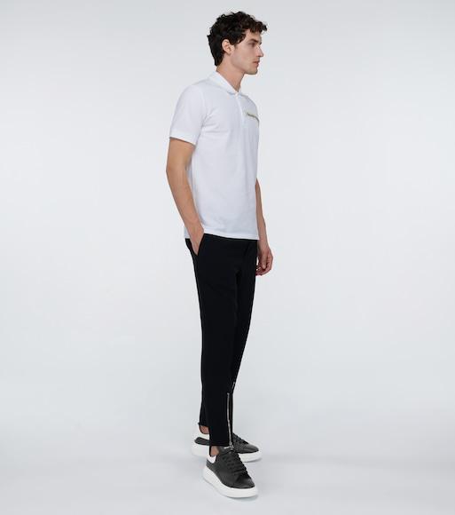 ALEXANDER MCQUEEN Oversized Sneakers In Black And White Leather