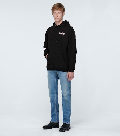 BALENCIAGA Political Campaign Sweatshirt In Black