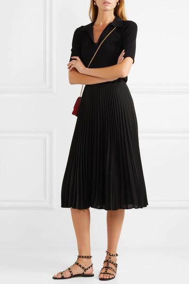 VALENTINO GARAVANI Garavani Rockstud 60 Leather Sandals In Black