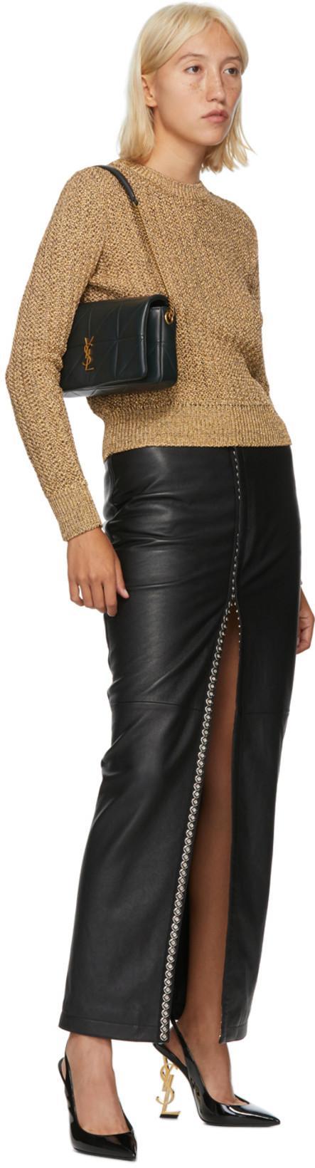 SAINT LAURENT Opyum Slingback Pumps In Black