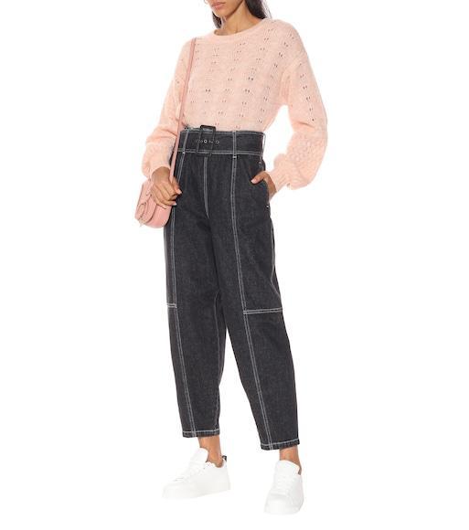 CHLOÉ Chloe White Leather Lauren Low-top Sneakers