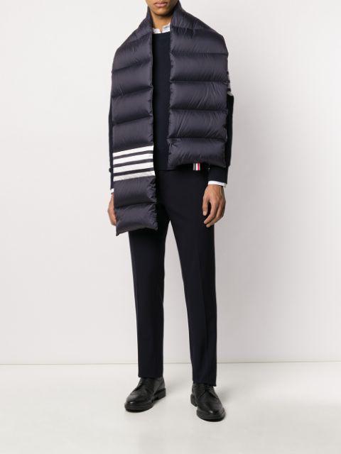 THOM BROWNE Classic Crewneck In Blue