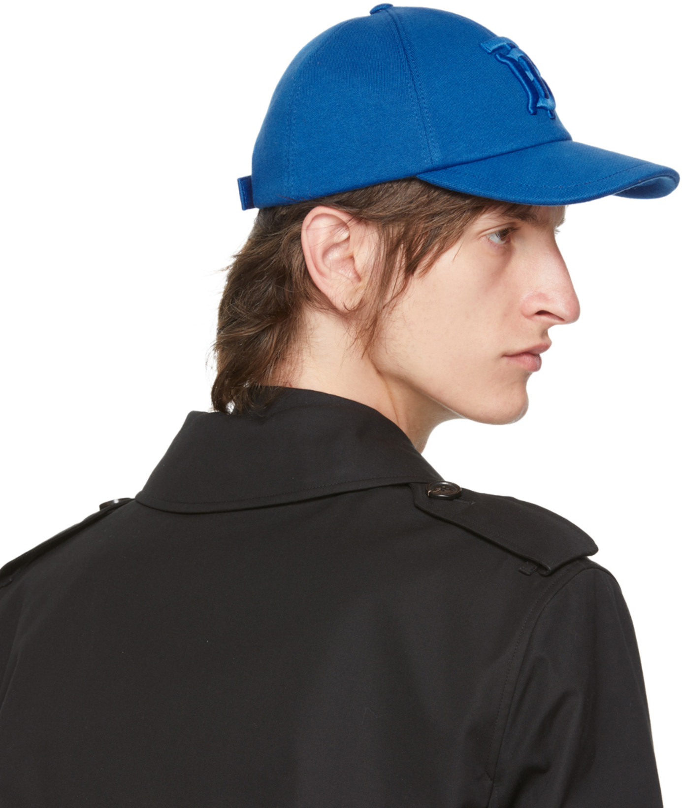 BURBERRY Black Chelsea Heritage Mid-length Trench Coat