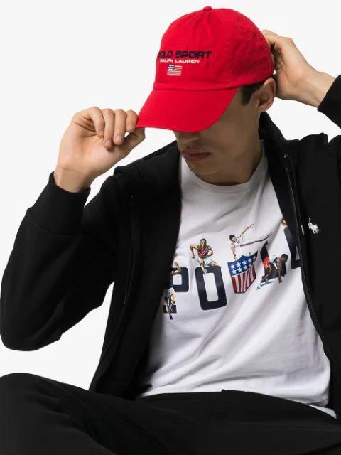 POLO RALPH LAUREN Cotton Blend Sweatshirt With Embroidered Logo On The Front In Black