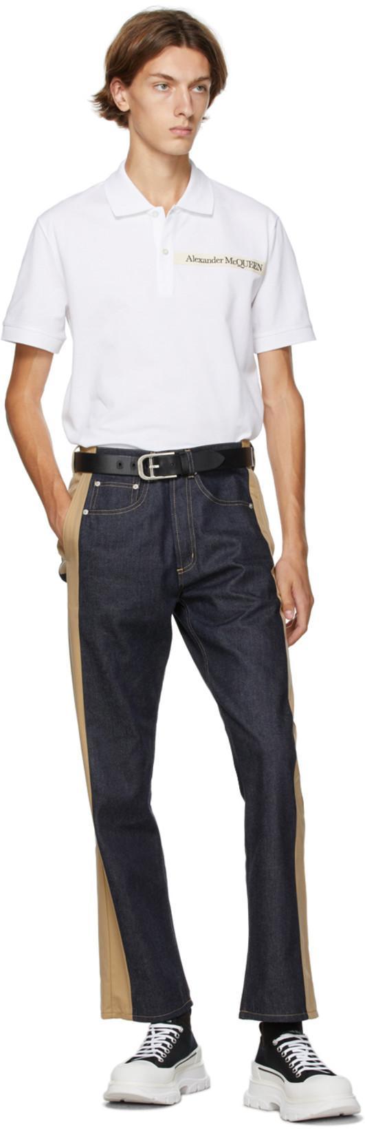 ALEXANDER MCQUEEN Alexander Mc Queen Black/white Tread Slick Shoes