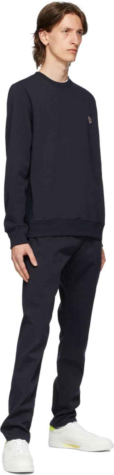 PS BY PAUL SMITH Ps Paul Smith Man Sweatshirt Midnight Blue Size Xl Organic Cotton