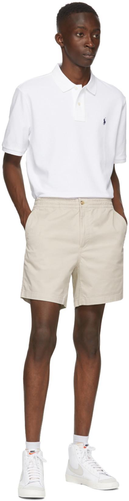 POLO RALPH LAUREN Ralph Lauren Custom Slim Fit Stretch Mesh Polo Shirt In White