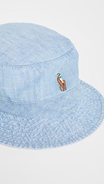 POLO RALPH LAUREN Cotton Embroidered Logo Tee In White