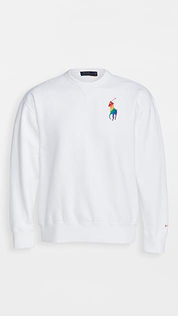 POLO RALPH LAUREN Cotton Embroidered Logo Tee In White