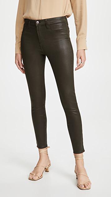 L'AGENCE Margot High Waist Crop Jeans In Midnight