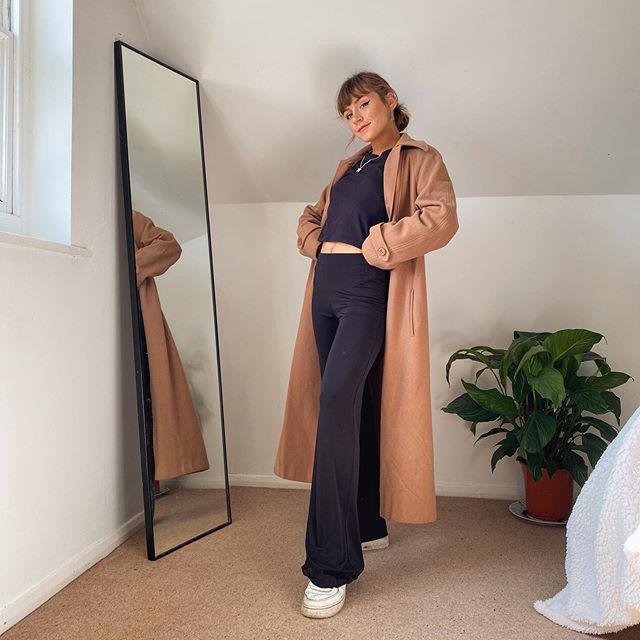 BURBERRY Kensington Long Organic Cotton-gabardine Trench Coat In Beige