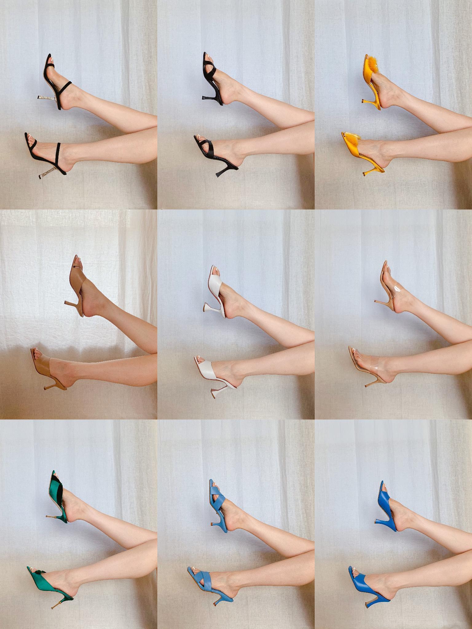 AMINA MUADDI Lupita Slipper 70 Nappa Leather Sandals In White