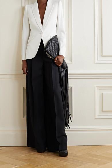 ALEXANDER MCQUEEN Mcqueen Women Single-breasted Blazer In Neutral