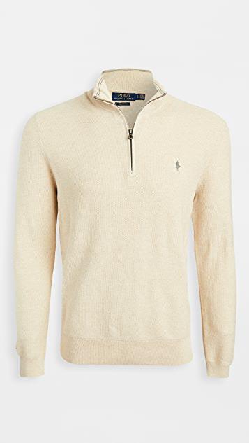 POLO RALPH LAUREN Cotton Embroidered Logo Tee In White