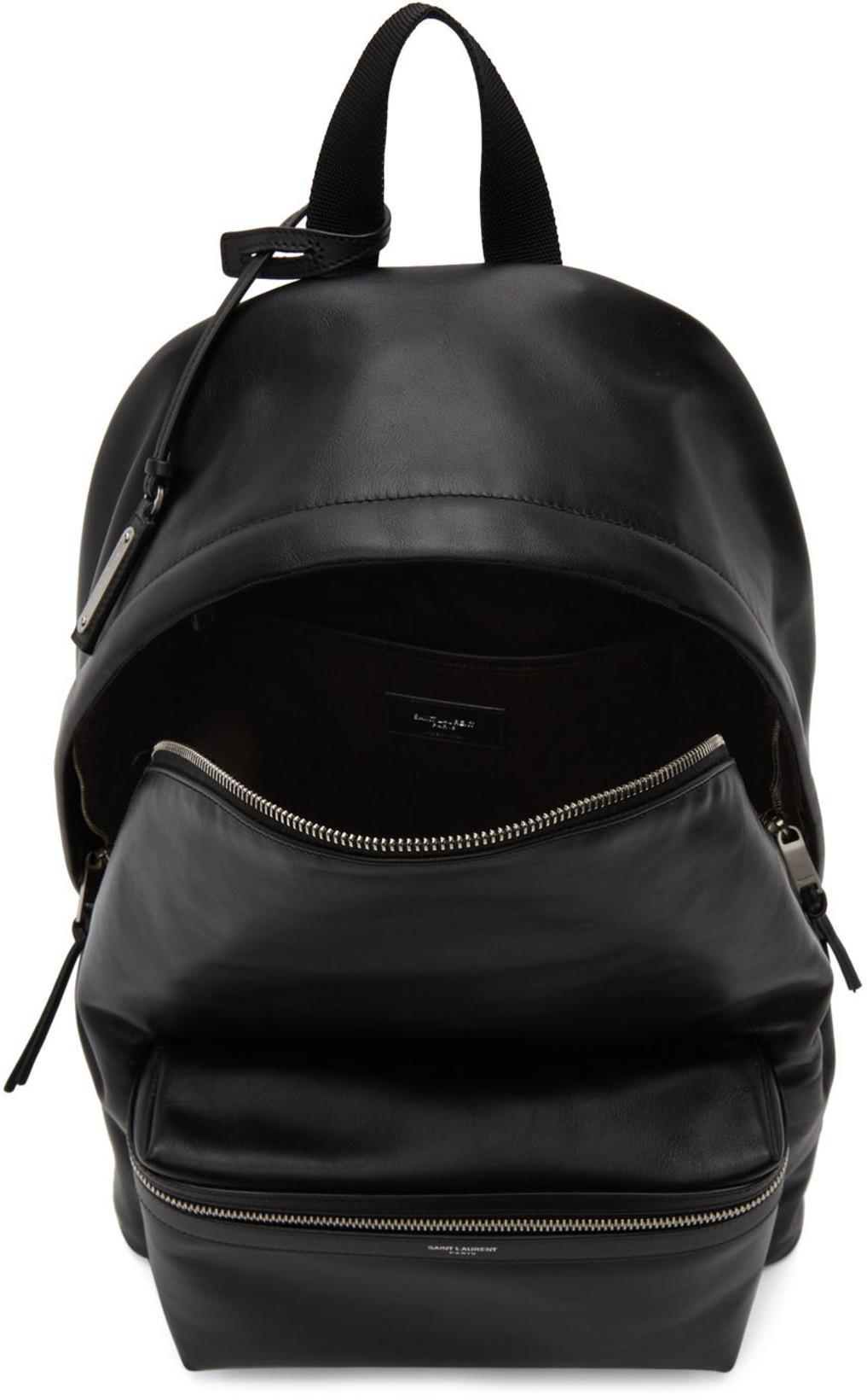 SAINT LAURENT Teddy Logo Patch Wool Blend Bomber Jacket In Noir