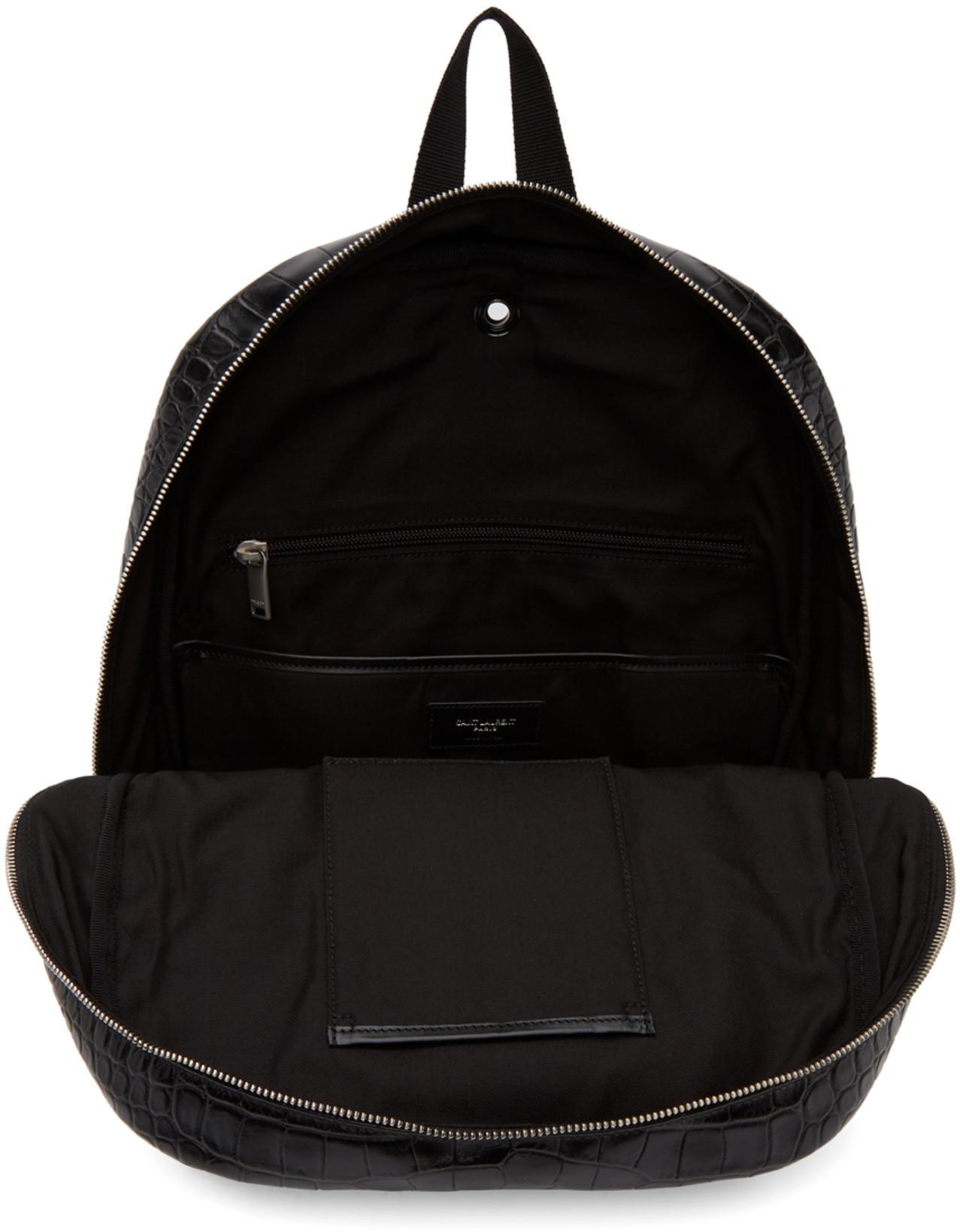 SAINT LAURENT Teddy Logo Patch Wool Blend Bomber Jacket In Noir