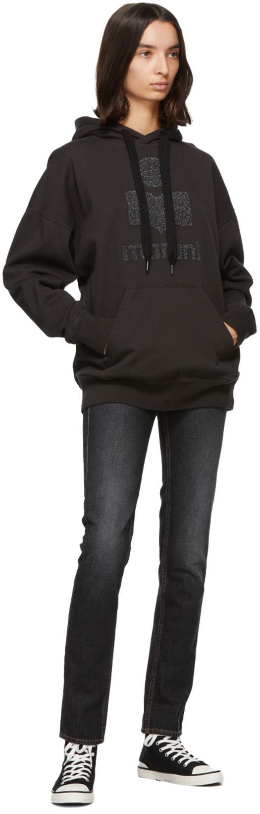 ISABEL MARANT Ribbed-toe Cap High-top Sneakers In Black