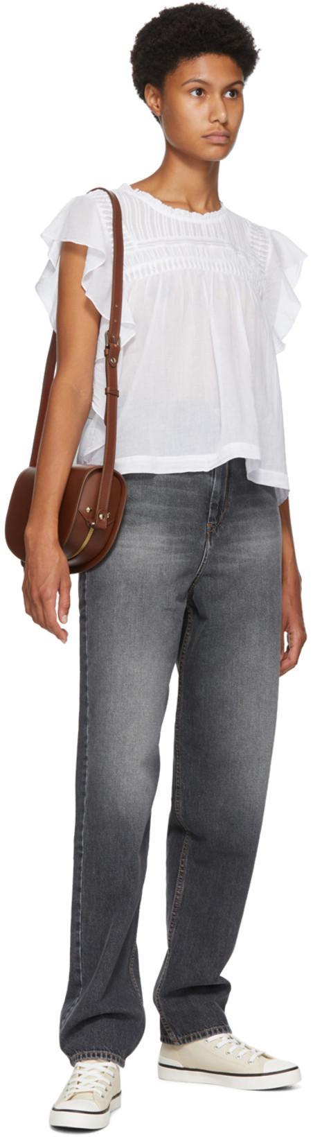 ISABEL MARANT Off-white Bankeen High Sneakers In Beige